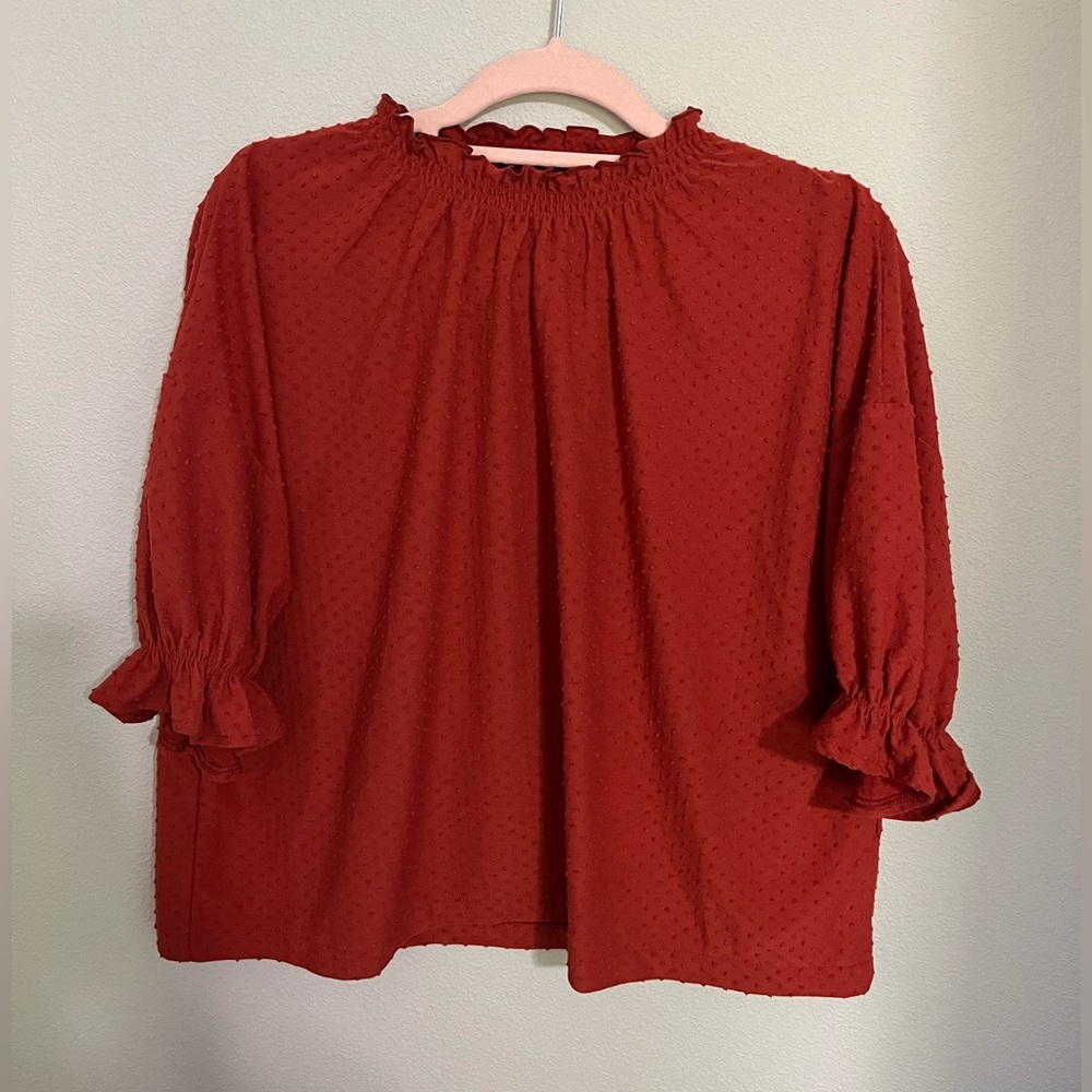 Madewell Rust Blouse
